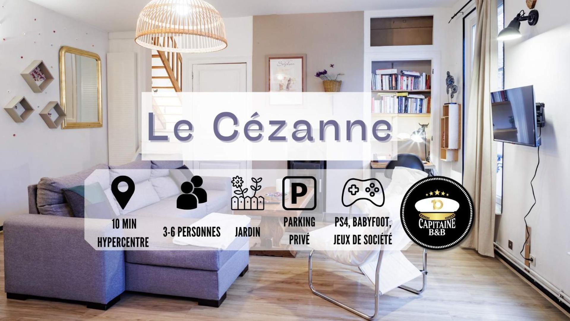 Le Cezanne - Jardin - Parking - Babyfoot - Centre-Ville ทรัวส์ ภายนอก รูปภาพ